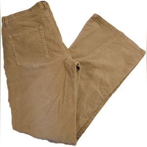 EUC SO Stretch Tan Boot Cut Regular Rise Corduroy Pants - Junior 11